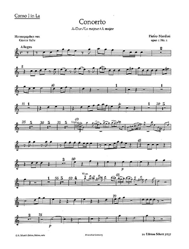 Concerto A-Dur op. 1/1